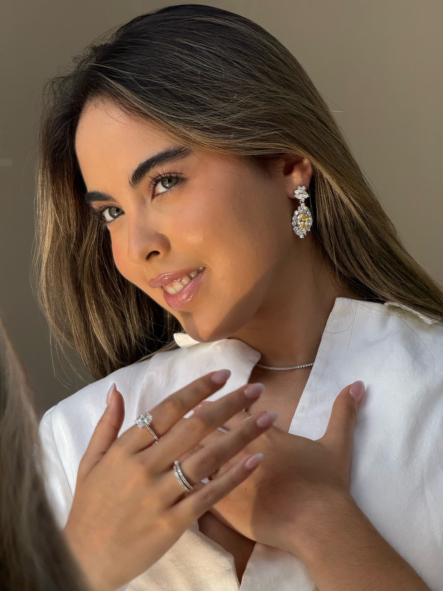 Aretes Margaret Doble Uso