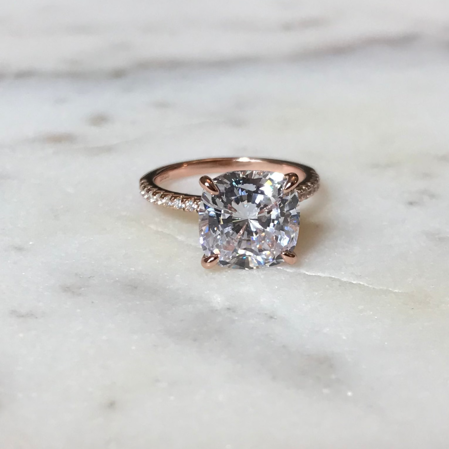 Pieza Única! Anillo Amelie Rose Gold T=5