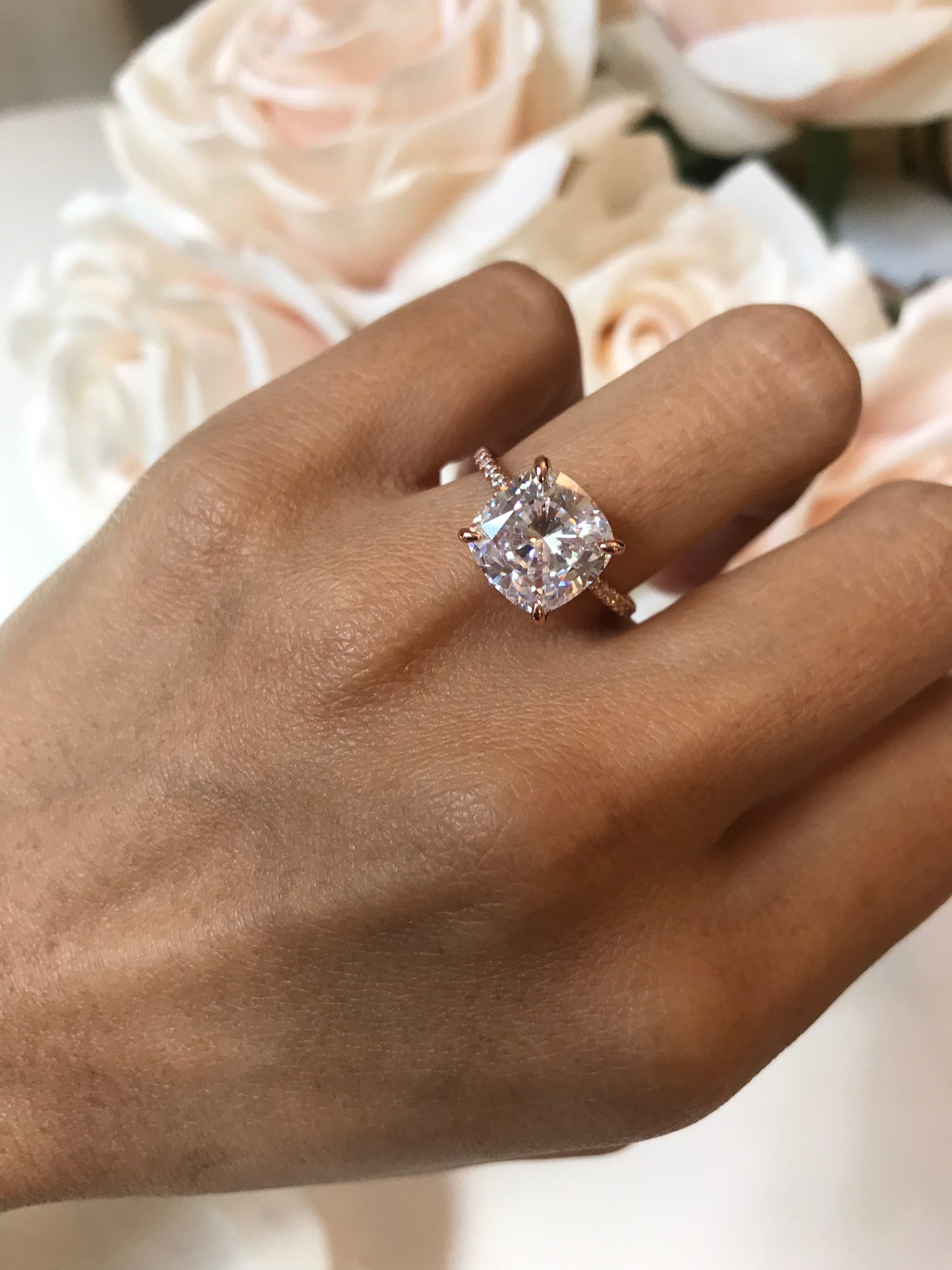 Pieza Única! Anillo Amelie Rose Gold T=5