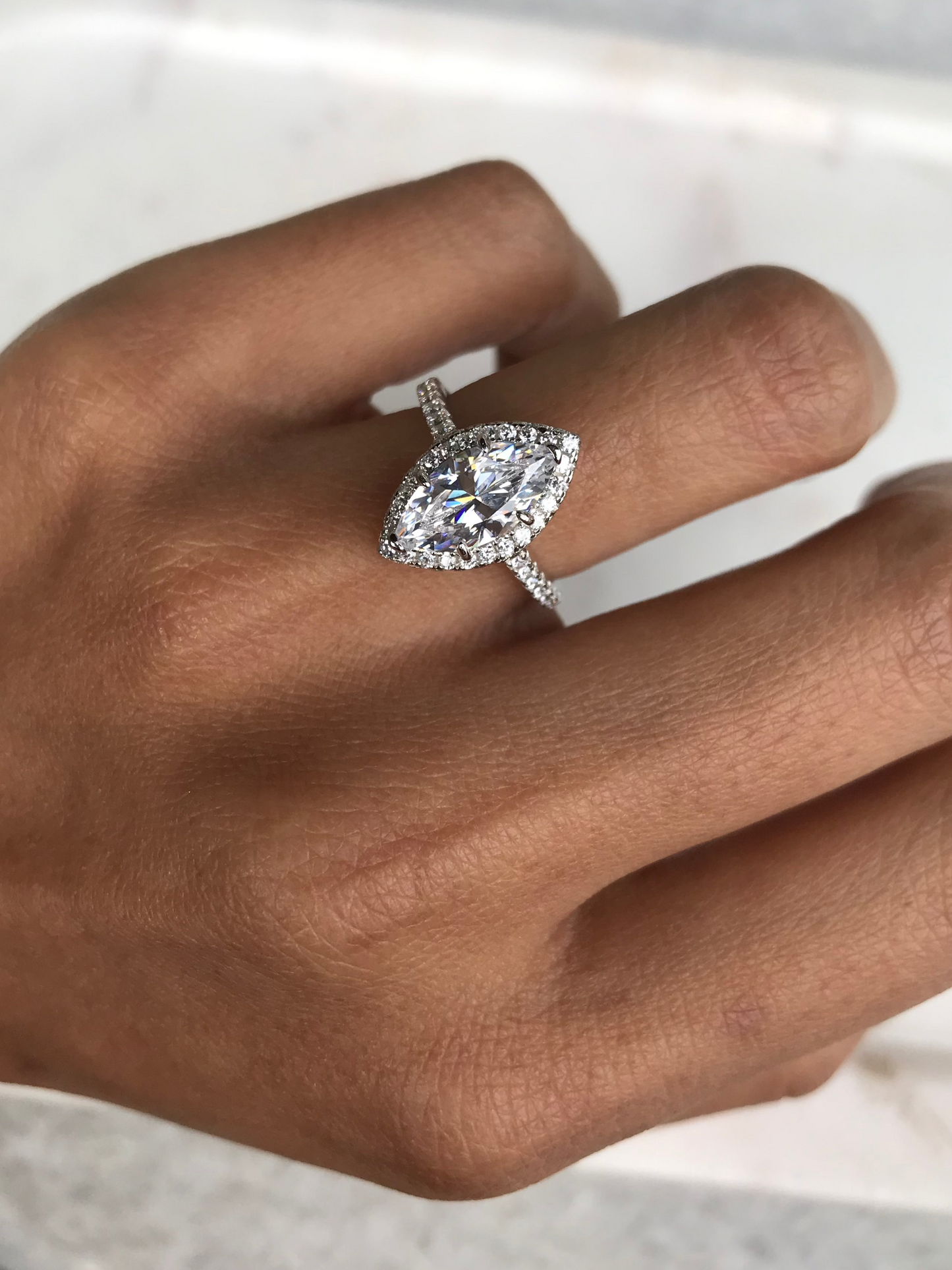 Anillo Marquise