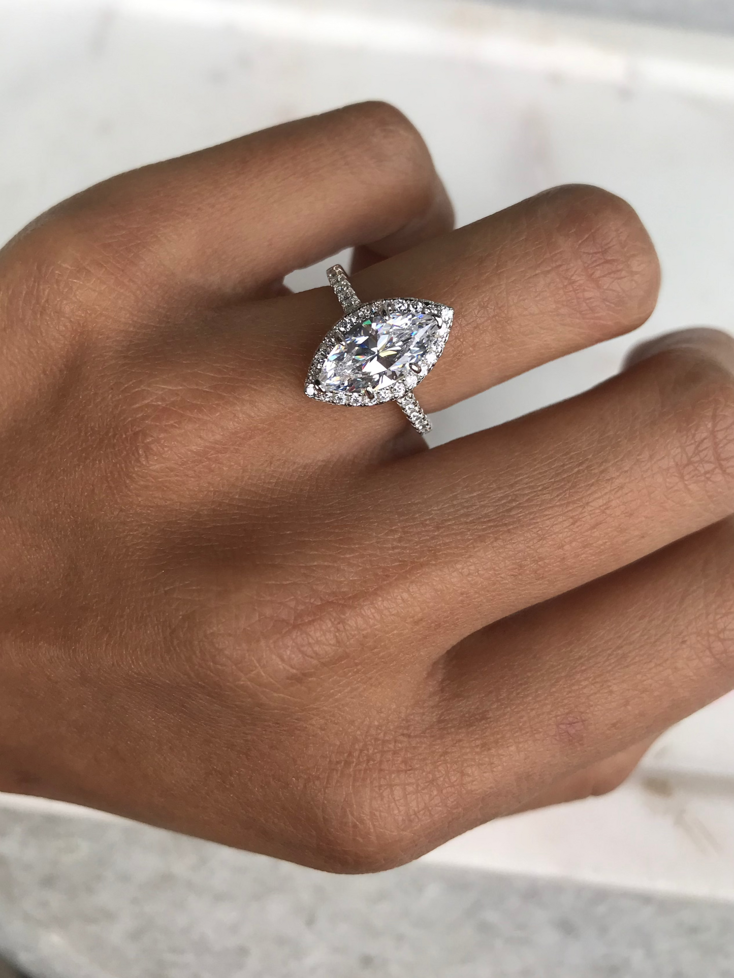 Anillo Marquise
