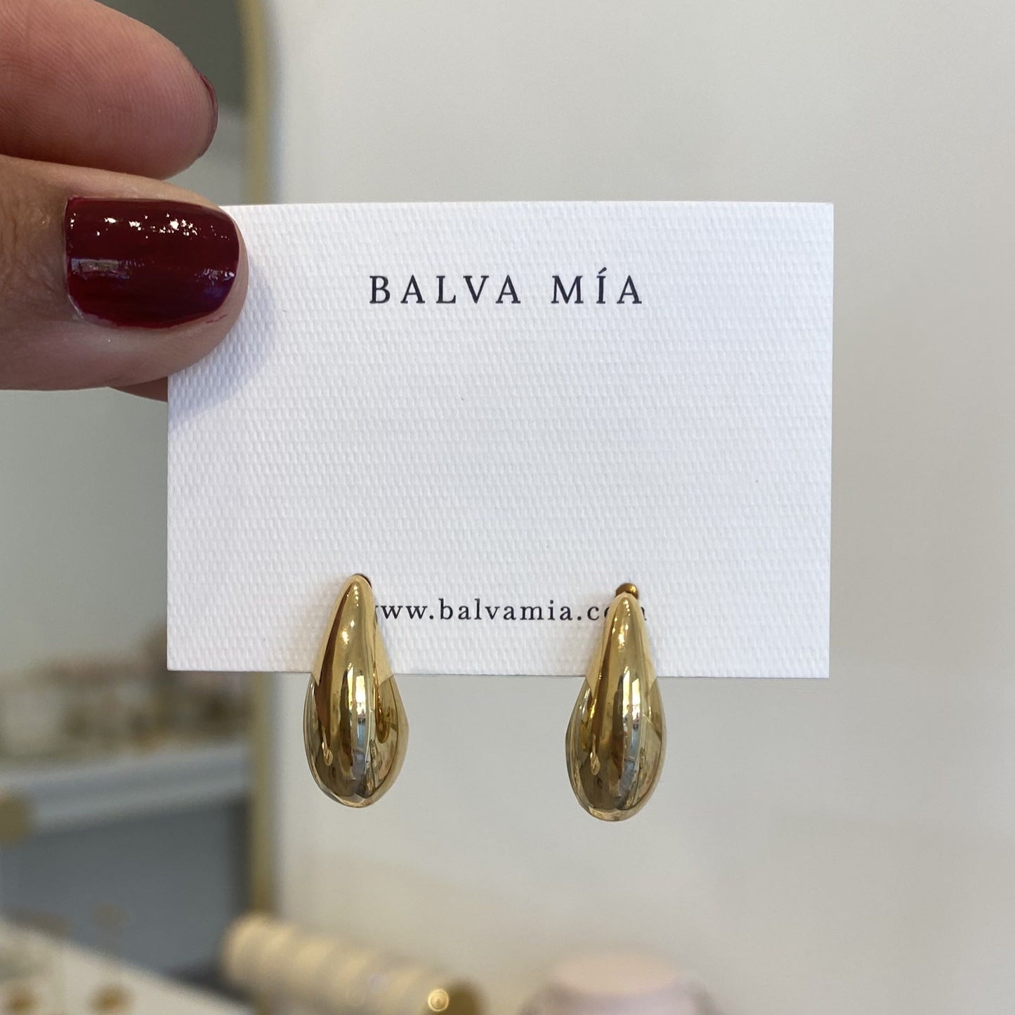 SS Aretes Mini Eva Gold