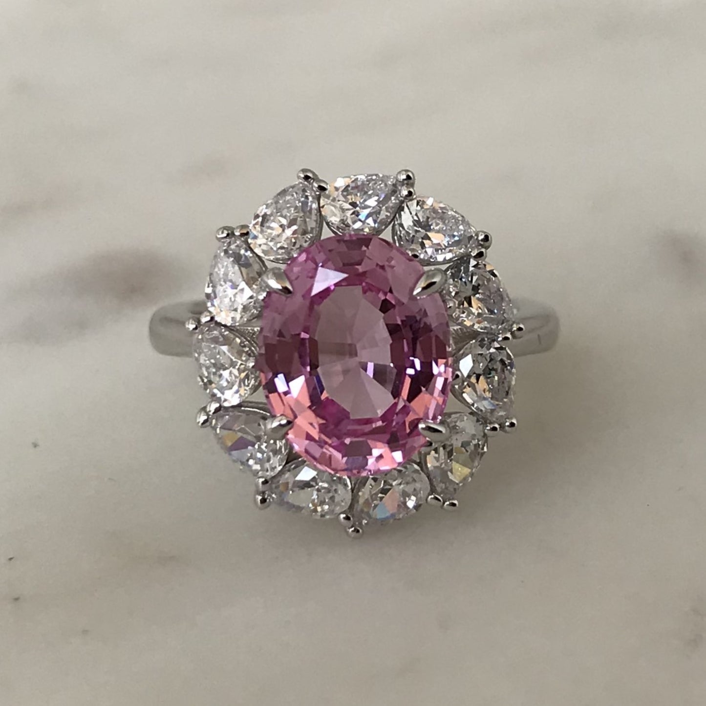 Pieza Única- Anillo Pink Oval T6