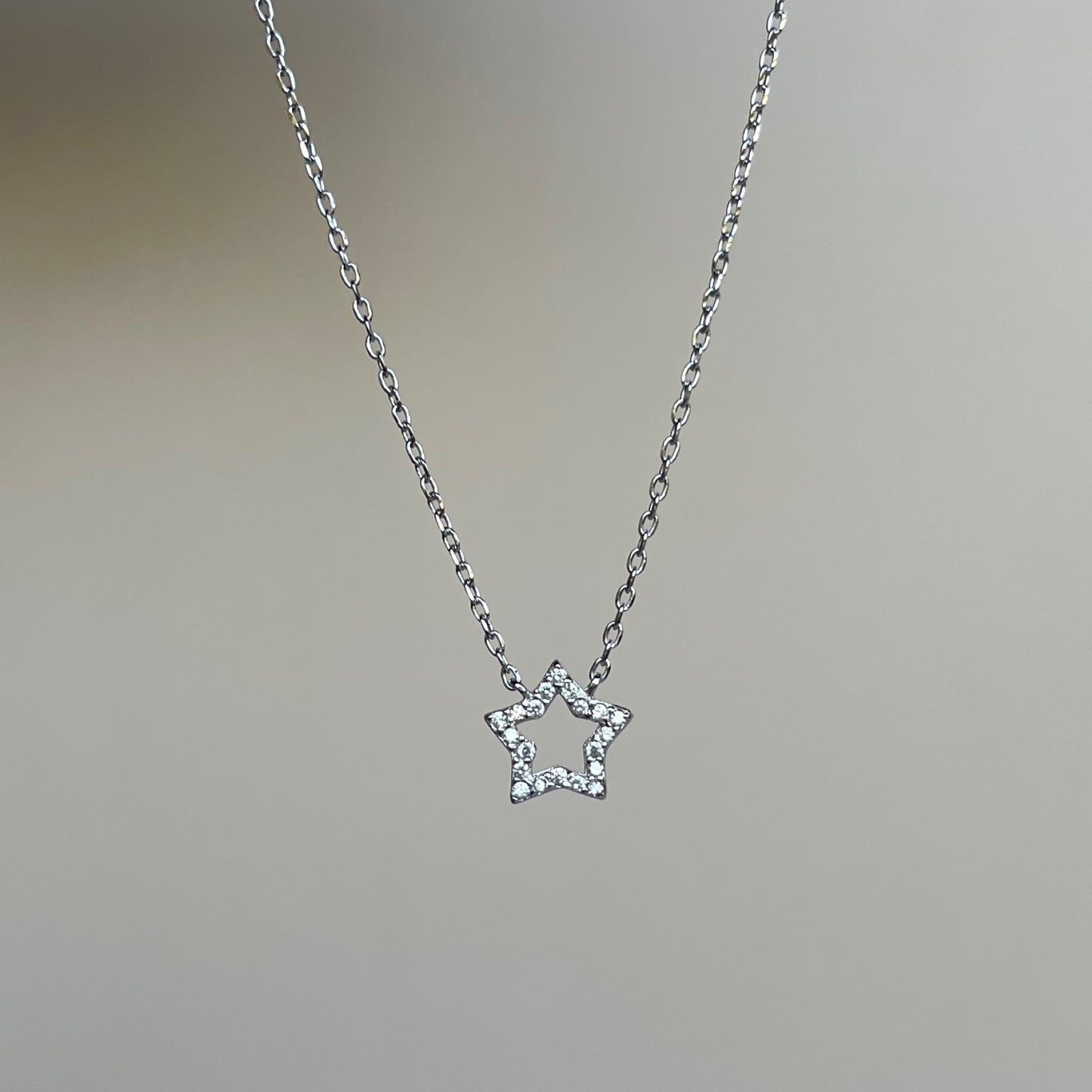 Collar Petite Silver Star