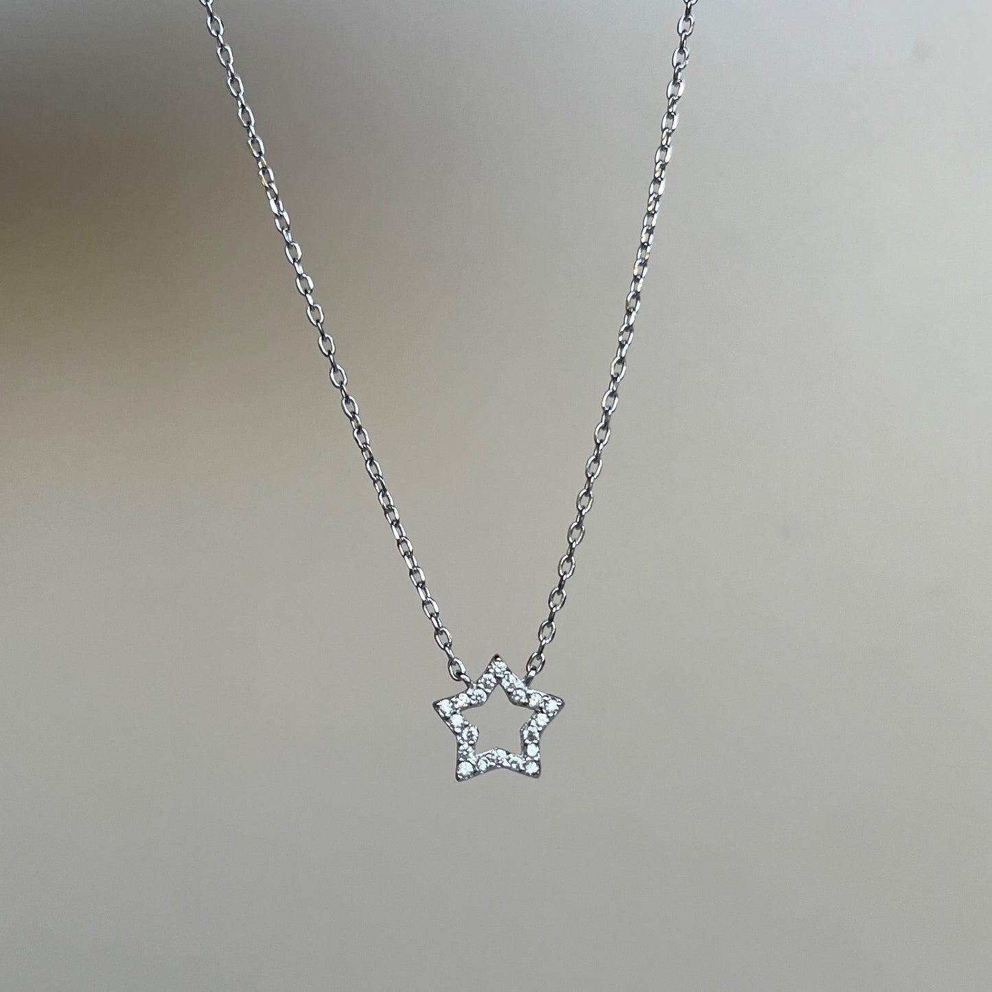 Collar Petite Silver Star