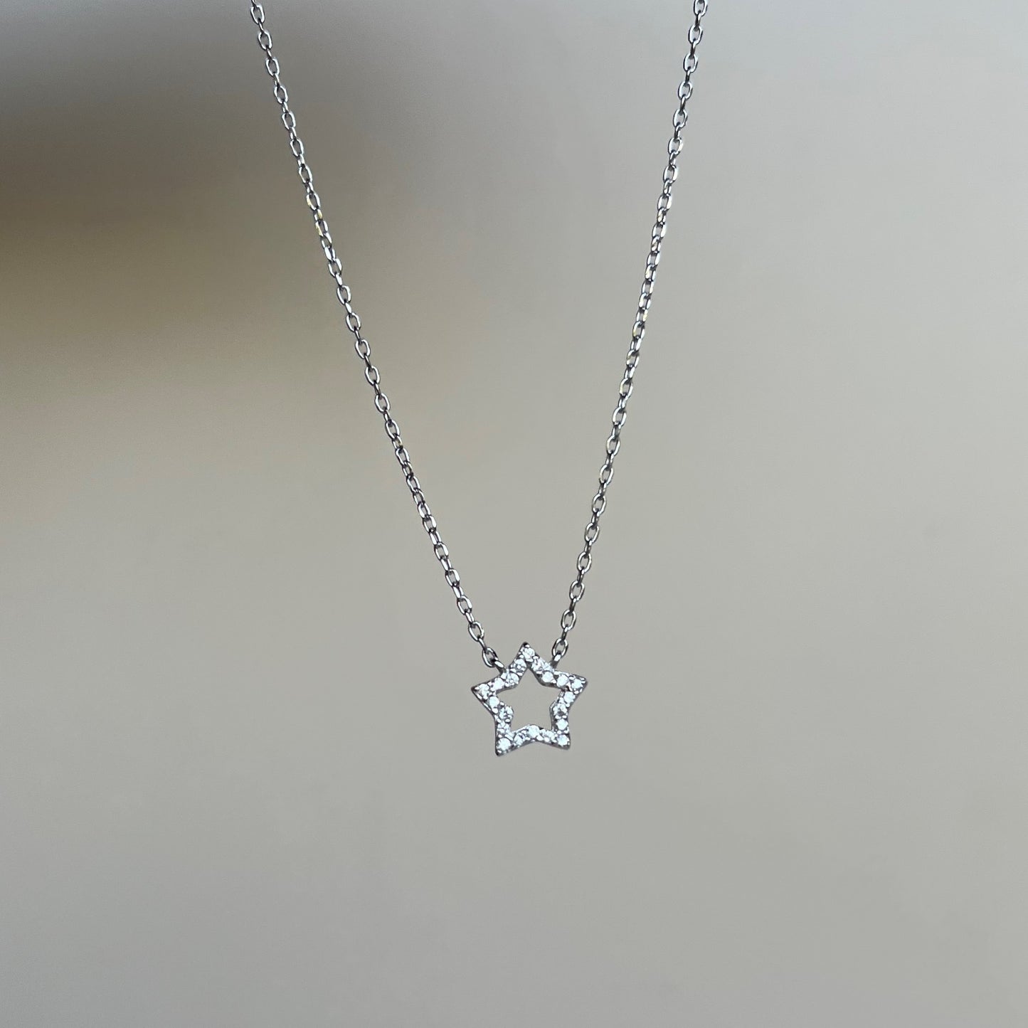 Collar Petite Silver Star