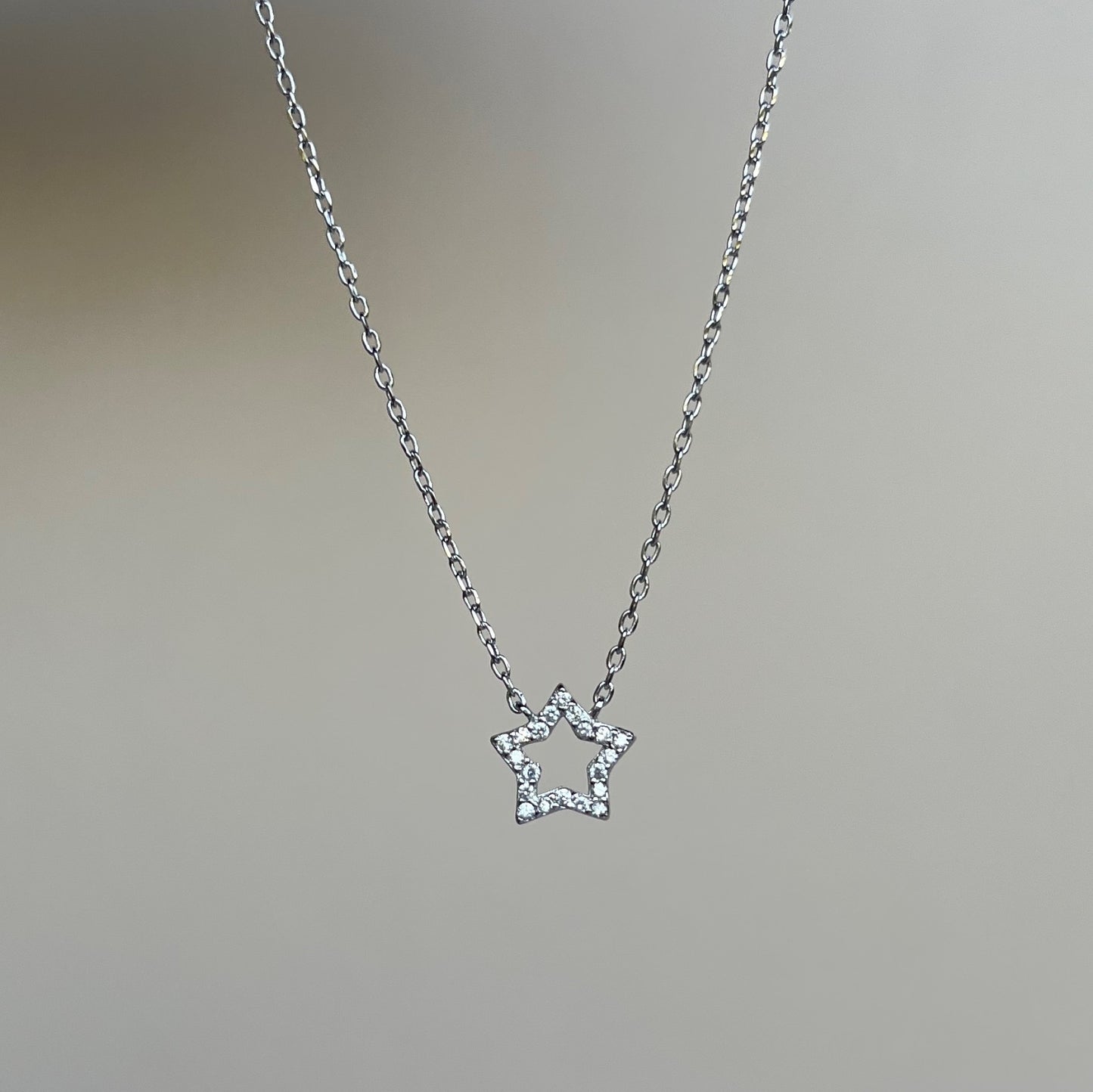 Collar Petite Silver Star