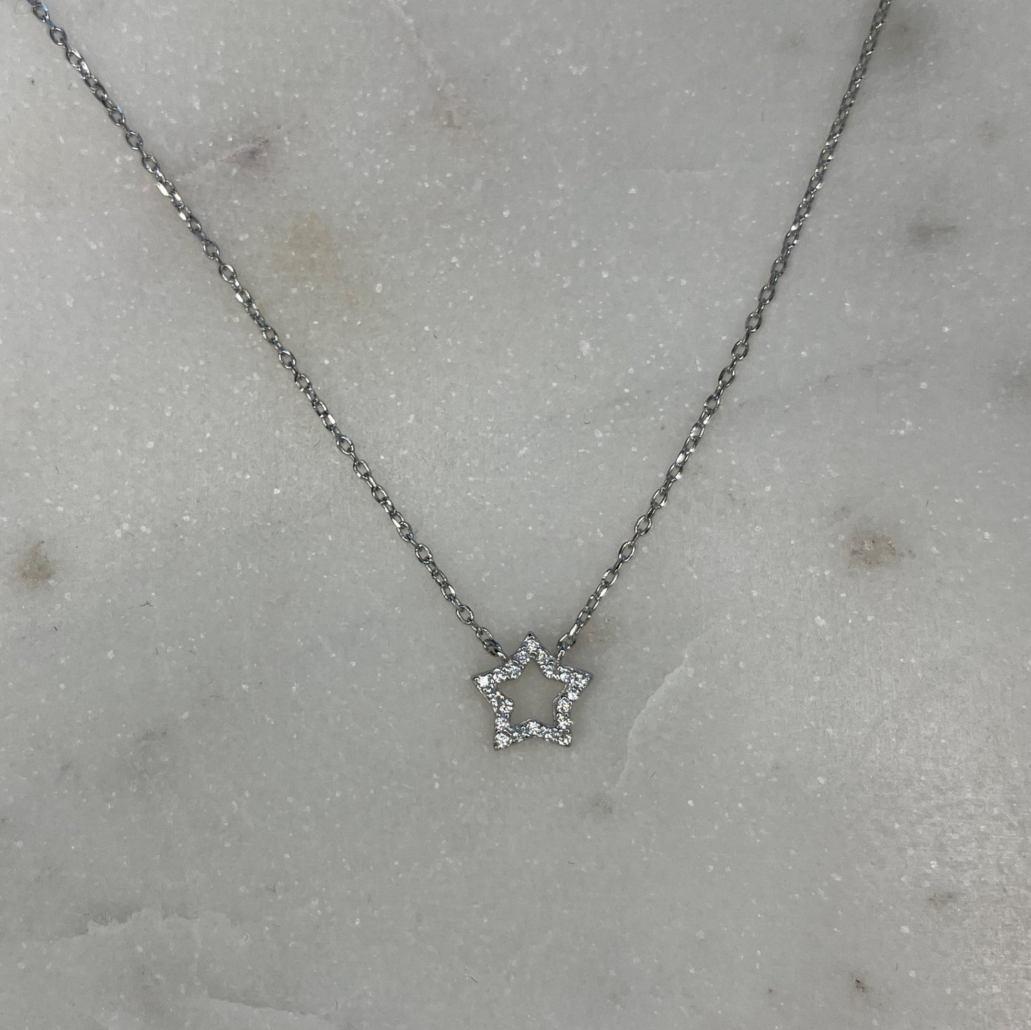 Collar Petite Silver Star