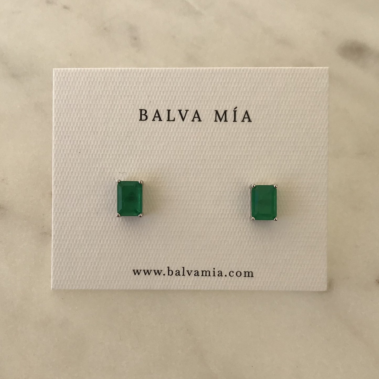 Aretes Mini Turmalina Verde