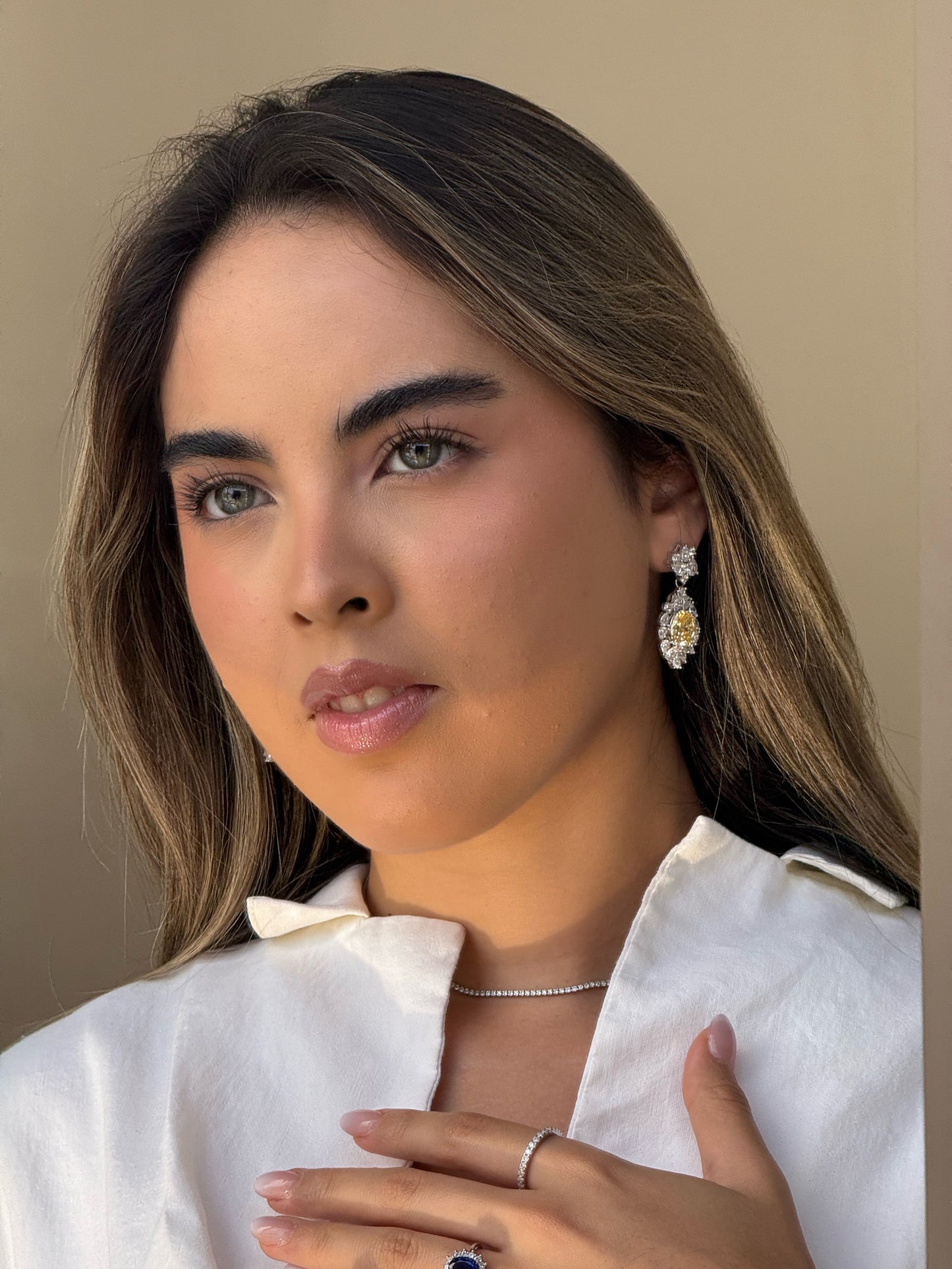 Aretes Margaret Doble Uso