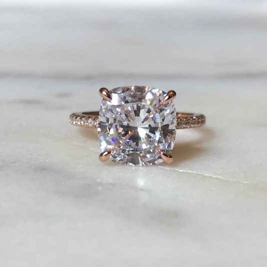 Pieza Única! Anillo Amelie Rose Gold T=5