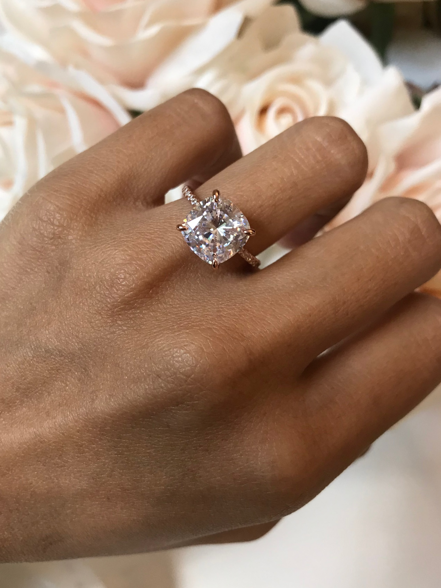 Pieza Única! Anillo Amelie Rose Gold T=5