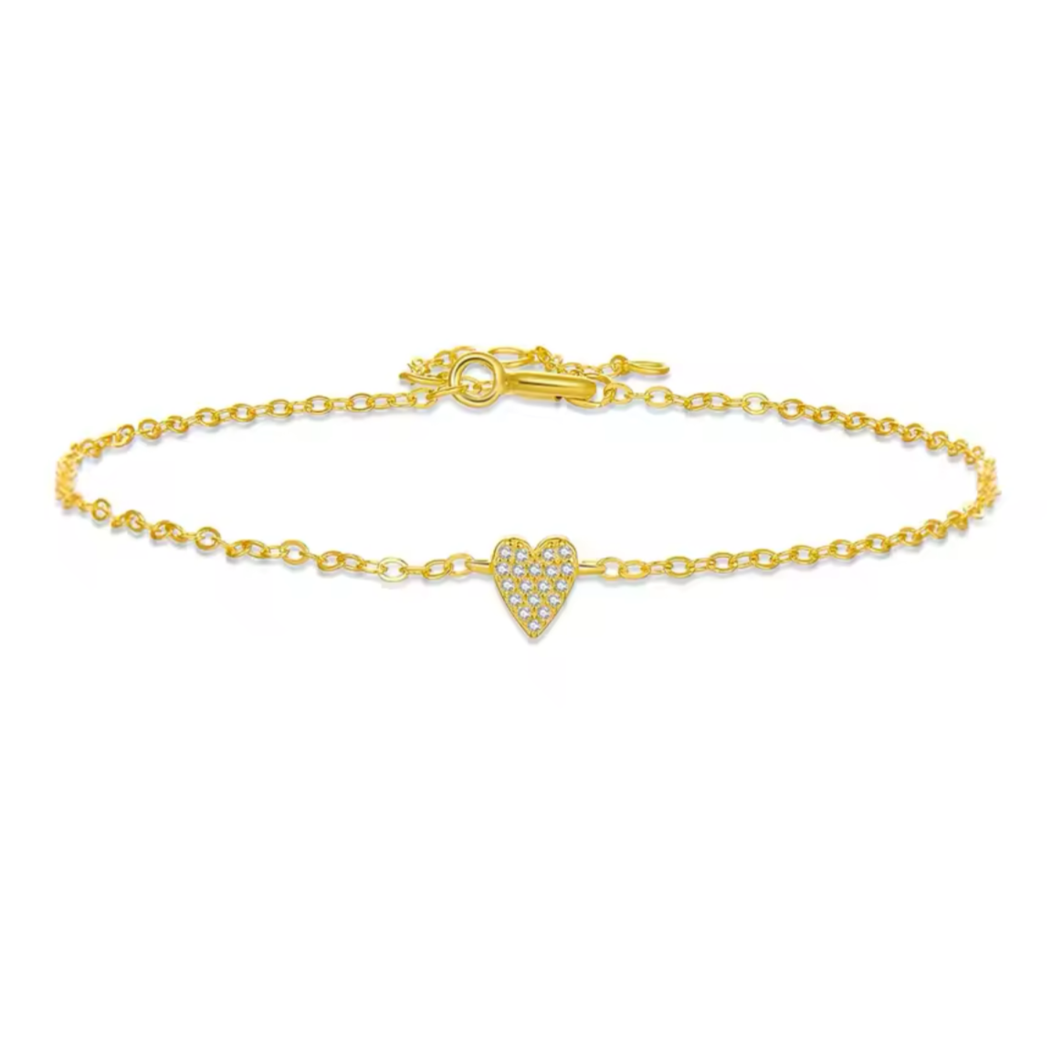 NEW!  Pulsera Mini Heart CZ