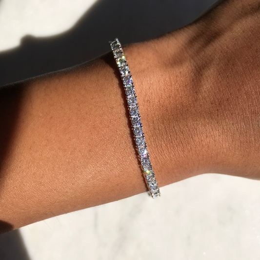 NEW! Pulsera Tennis Moissanite 3MM