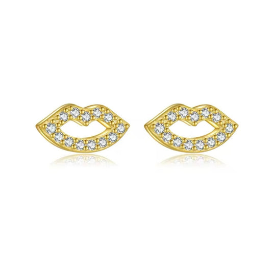 NEW!  Aretes Golden Kiss