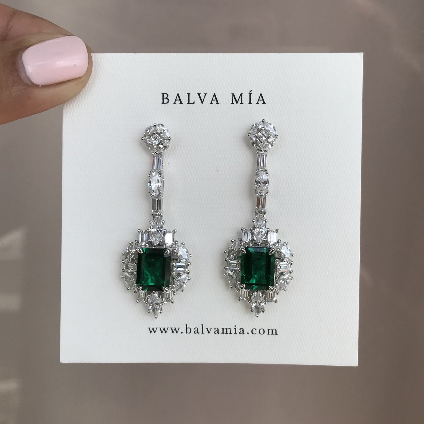 Aretes Emerald Belle