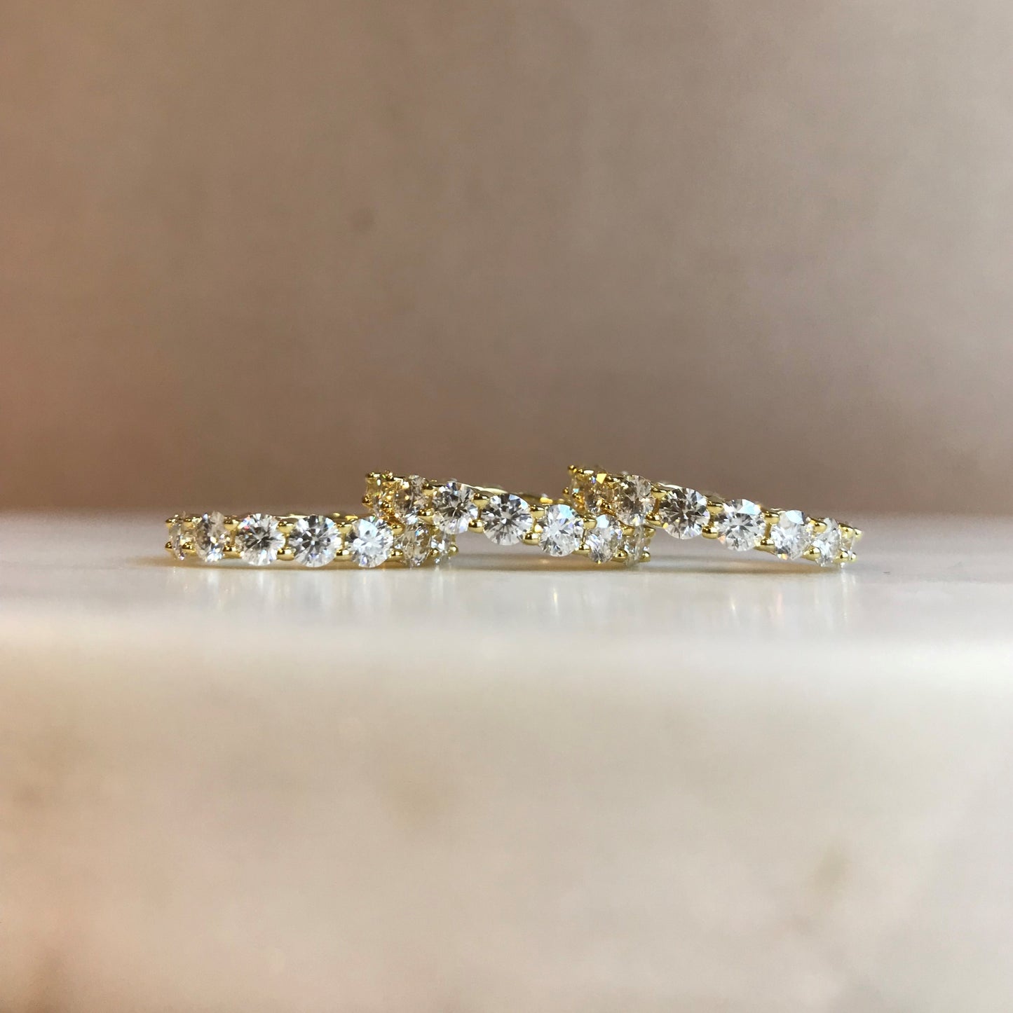 Churumbela Golden Moissanite 3mm