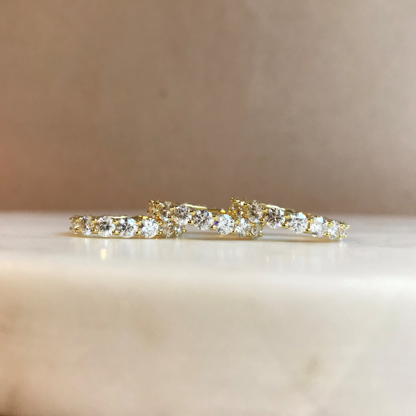 Churumbela Golden Moissanite 3mm